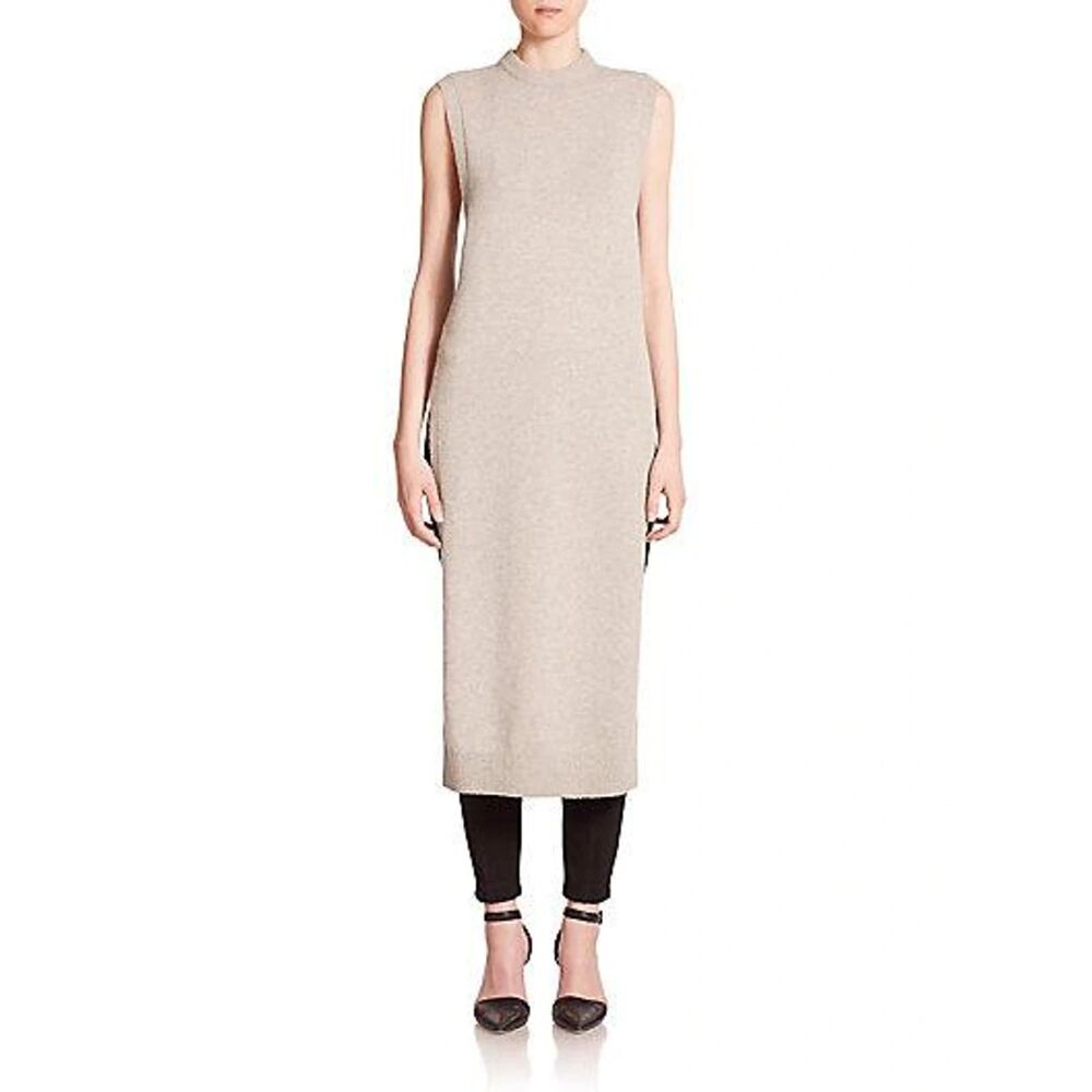 Alexander Wang cream wool and cashmere blend tunic fits like medium